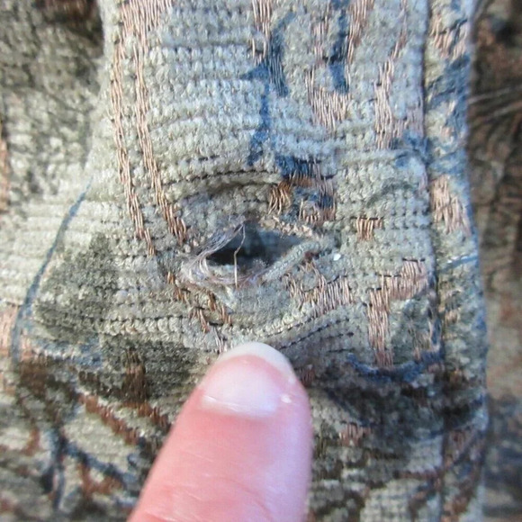 Coldwater Creek Womens Blazer Jacket W 18 Beige Chenille Tapestry Office  568 - Picture 10 of 13